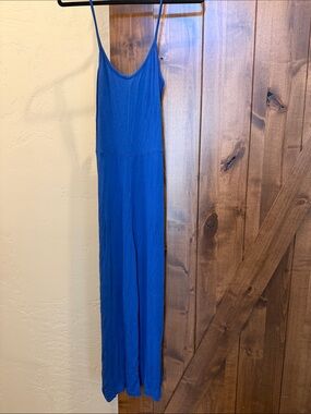 Women’s Royal Blue Spaghetti-Strap Jumpsuit